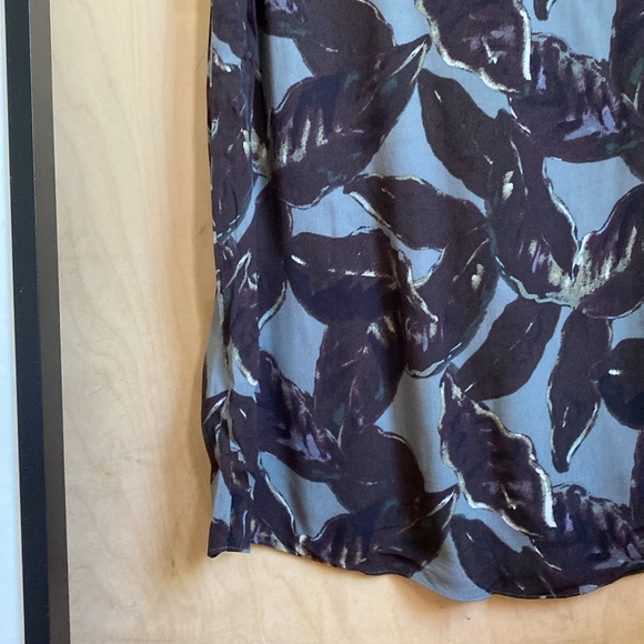 Aritzia | Wilfred Free Brand Green Floral Shift Dress M - Picture 7 of 7